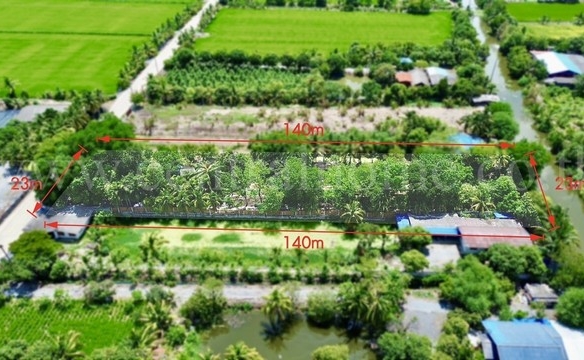 ที่ดิน 2 ไร่ พร้อมสิ่งปลูกสร้าง ไทรน้อย – นนทบุรี สไตล์คาเฟ่ บ้านสวน
