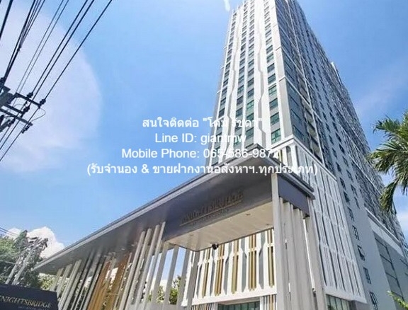 condominium ไนท์บริดจ์ สกาย ริเวอร์ โอเชี่ยน KnightsBridge SKY RIVER OCEAN 3300000 บาท 1 นอน 1 BATHROOM 31ตรม ใกล้ ถนนสุขุมวิท ซื้อไว้มีแต่กำไร สมุทรปราการ