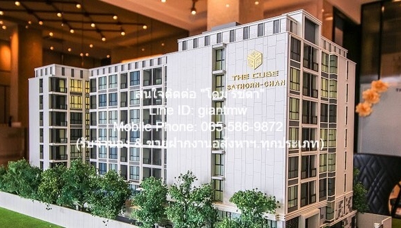 CONDOMINIUM The Cube Urban Sathorn – Chan เดอะ คิวบ์ เออร์เบิน สาทร – จันทน์ 44 sq.m. 2 BEDROOM ใกล้ รถไฟฟ้า BTS สะพานตากสิน HOT DEAL! –