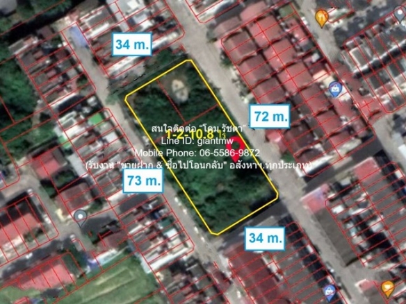 ที่ดิน ขายที่ดินถมแล้ว (ผังสีเหลือง) ซ.กาญจนาภิเษก 8 (1-2-10.8 ไร่) ขนาด 1 Rai 2 งาน 11 Square Wah 30000000 BAHT. ใกล้กับ ตลาดสำเพ็ง 2 ราคาดีสุด กรุงเทพ