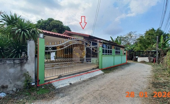 ขายบ้านเดี่ยว 1 ชั้น สัตหีบ ชลบุรี ถนน สุขุมวิท 50.00 ตร.ว.