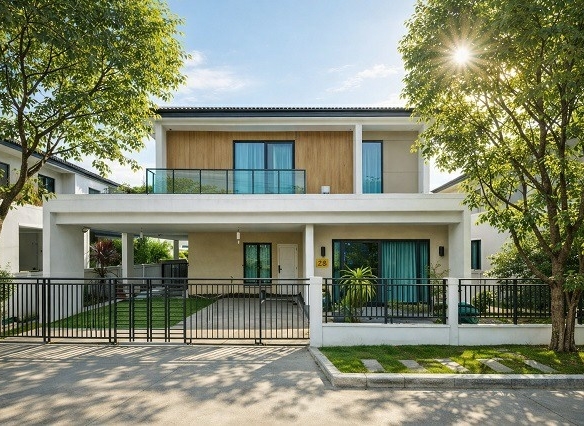 บ้านหรูพร้อมอยู่ คฤหาสน์ บ้านเดี่ยว2ชั้น 4 นอน 5 น้ำ สุขาภิบาล 5 สายไหม คลองสามวา 60ตร.ว.ใกล้รร.วัดหนองใหญ่ 1.2 กม