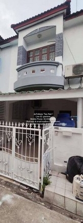 townhome ขายทาวน์เฮ้าส์ 2 ชั้น ถ.บ้านกล้วย-ไทรน้อย 16 ตร.ว. 3 น 2 น้ำ 16 ตาราง.วา 959999 บ. ใกล้กับ ตลาดน้ำไทรน้อย และวัดไทรน้อย ทำเลทอง