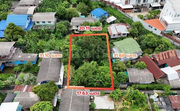 ที่ดิน ซอยจรัญสนิทวงศ์ 3 (ซอยสมชาย) เข้าได้เฉพาะมอเตอร์ไซด์