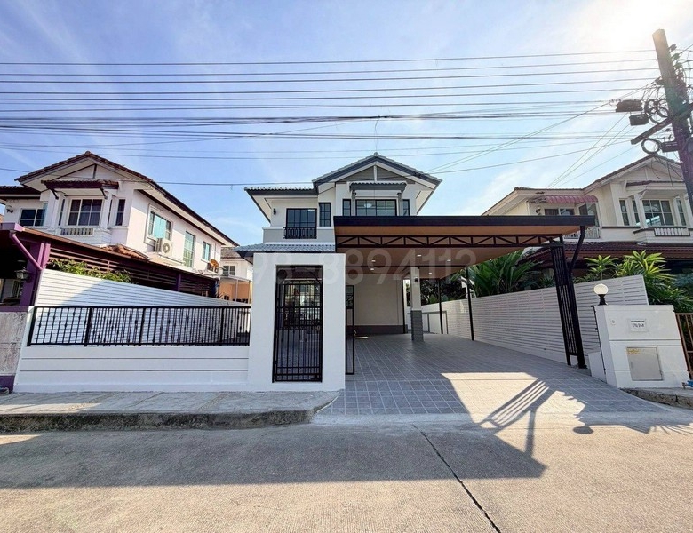 ขายบ้านเดี่ยว ชัยพฤกษ์2 ถ.คุ้มเกล้า 12 บ้านชั้นเดียว เนื้อที่ 54 ตรว 3 ห้องนอน 2 ห้องน้ำ บ้านพื้นที่กว้าง