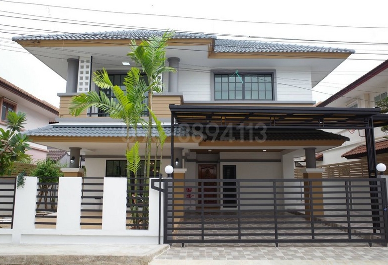 ขายบ้านเดี่ยว 2 ชั้น หลังใหญ่ รอยัล ปาร์ค วิลล์ บงกช 3 รีโนเวทหรูสไตล์ Minimal Modern เนื้อที่ 56 ตรว 4นอน 3น้ำ ราคาพิเศษ