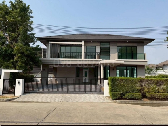 ขายบ้านเดี่ยว 2 ชั้น พร้อมสระว่ายน้ำ มบ.ณุศาศิริ ซิตี้ พระราม 2 ขนาด 154.4 ตรว 3นอน 5น้ำ น้าบ้านทิศใต้