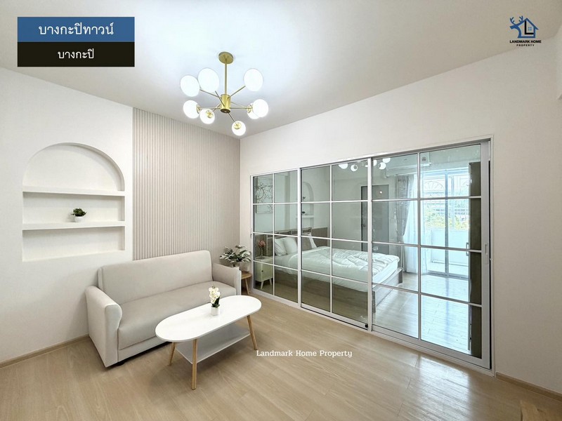 320595pic1 IN-100 ขายห้องชุด บางกะปิทาวน์คอนโด ขนาด 36.65 ตรม 1นอน 1น้ำ รีโนเวทใหม่ พร้อมเข้าอยู่ ทำเลดี