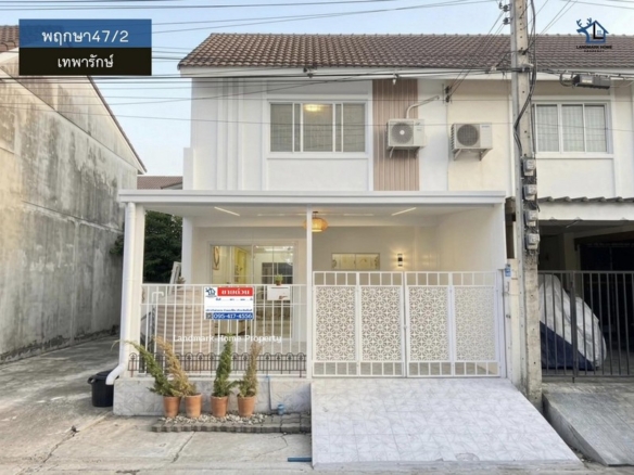 lN-107 ขายทาวน์โฮม 2 ชั้น พฤกษา47/2 เทพารักษ์ บางเมือง พื้นที่ 16.2 ตรว 3 นอน 3น้ำ บ้านรีโนเวทใหม่ทั้งหลัง ตกแต่งพร้อมเข้าอยู่
