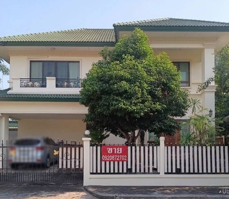 ขายบ้านเดี่ยว 2 ชั้น หมู่บ้านเพลส เเอนด์ พาร์ค ประชาอุทิศ90