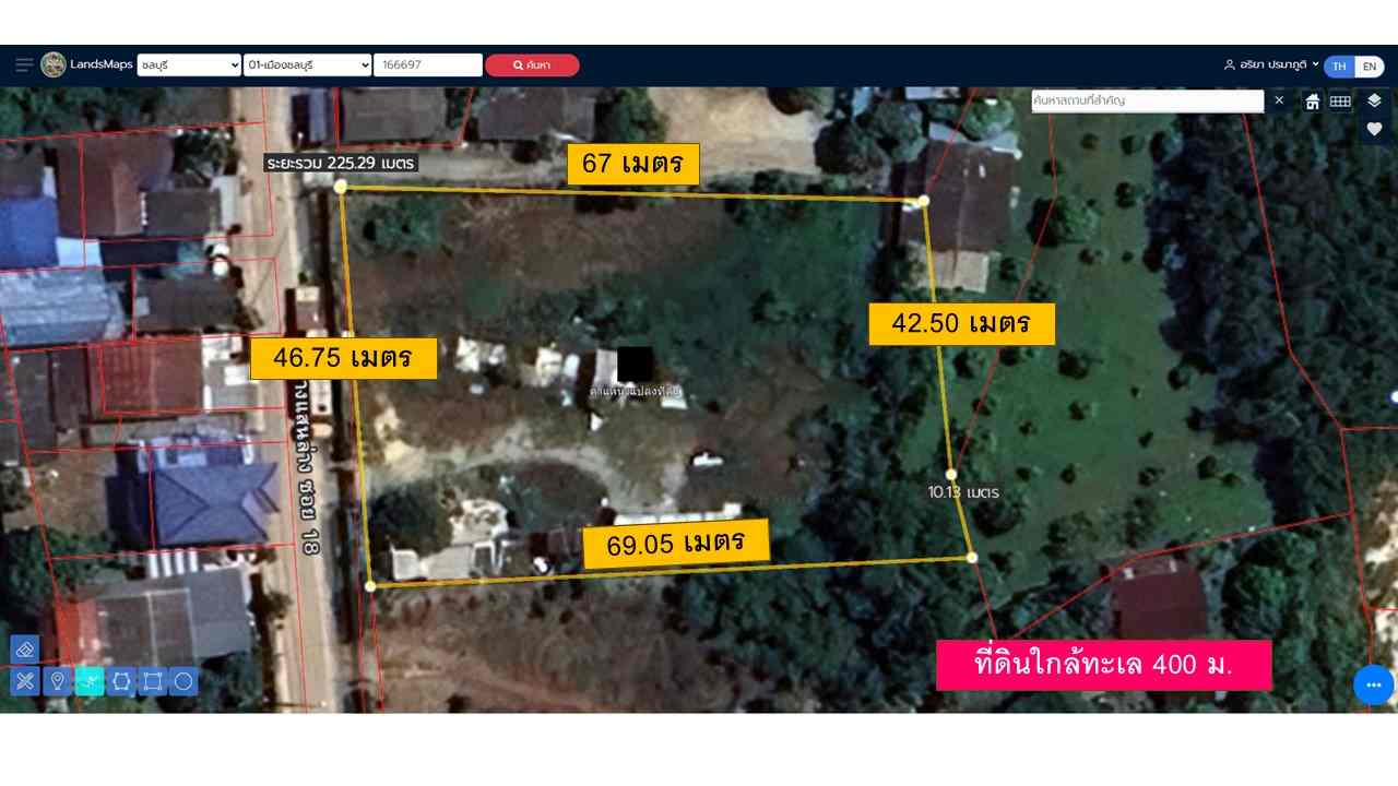 320733pic1 ขายที่ดินบางแสน ใกล้หาดวอนนภา 400 ม. 732 ตร.วา เหมาะทำพูลวิลล่า/โรงแรม
