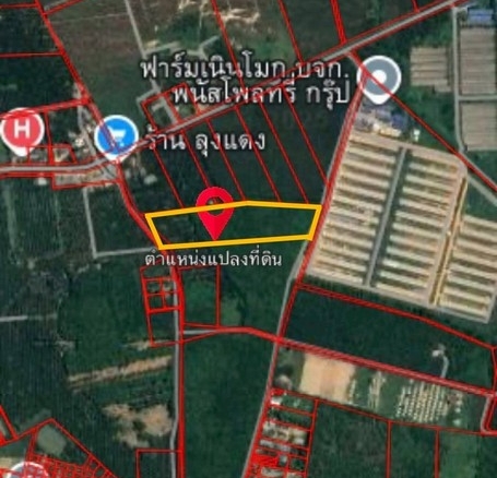 ขายที่ดินหนองอิรุณชลบุรี ขายที่ดินเนินโมก 10 พื้นที่สีเหลือง( แบ่งขายได้ ) ที่ดินเหมาะสำหรับสร้างหอพัก,ห้องแถว,โกดัง
