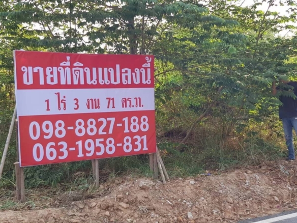 ขายที่ดินเปล่า ทำเลดี อ.เมืองชัยภูมิ จังหวัดชัยภูมิ