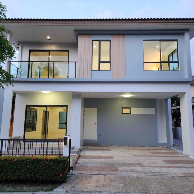 ขายบ้านเดี่ยว 2 ชั้น หมู่บ้านธนาวิลเลจ 2 พระราม 5-บางใหญ่ นนทบุรี