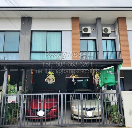 S68-05-01 ขายทาวน์เฮ้าส์ ใกล้ MRTหลักสอง ยูนิโอทาวน์ เพชรเกษม 110 เนื้อที่ 18.5 ตรว 3นอน 2น้ำ จอดรถได้ 2 คัน