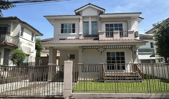 HR 9958 ให้เช่าบ้านเดี่ยว หมู่บ้านปาริชาต สุวินทวงศ์ คุ้มเกล้า ลาดกระบัง บ้านพร้อมอยู่ เฟอร์นิเจอร์ครบ ใกล้สนามบินสุวรรณภูมิ