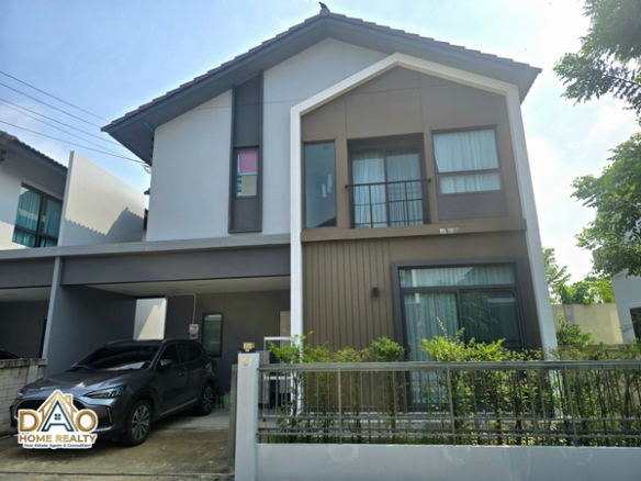 ขายบ้าน2ชั้น อณาสิริ ชัยพฤกษ์-วงแหวน บางบัวทอง 36.3 ตรว โครงการขของแสนศิริ